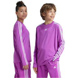 adidas Sportswear Train Essentials Logo Regular Fit langarm Sweatshirt Kinder AFAM - purbur/white 128