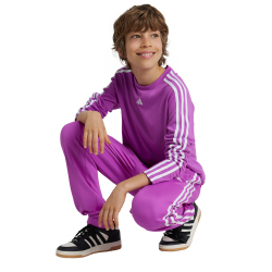 adidas Sportswear Train Essentials Logo Regular Fit langarm Sweatshirt Kinder AFAM - purbur/white 164