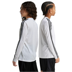 adidas Sportswear Train Essentials Logo Regular Fit langarm Sweatshirt Kinder 001A - white/black 164