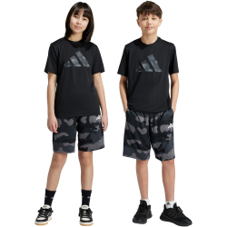 adidas Sportswear Train Essentials Seasonal Print Trainingsshorts Kinder 095A - black 128