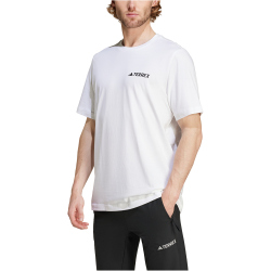 adidas Terrex TERREX Graphic Outdoorshirt Herren 001A - white S