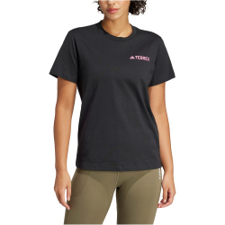 adidas Terrex TERREX Graphic Outdoorshirt Damen 095A - black XS