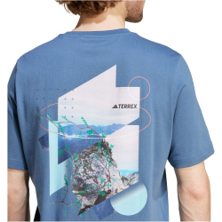 adidas Terrex TERREX Back Graphic Outdoorshirt Herren AELD - wonste S