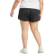 adidas Performance Pacer Essentials Knit High-Waist Trainingsshorts Damen 095A - black 1X (46-48)