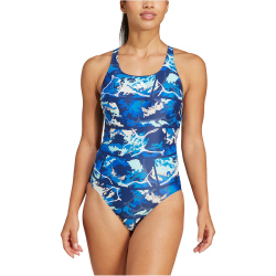 adidas Performance Graphic C-Back Badeanzug Damen 043A - dkblue 34