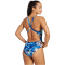 adidas Performance Graphic C-Back Badeanzug Damen 043A - dkblue 34