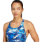 adidas Performance Graphic C-Back Badeanzug Damen 043A - dkblue 34