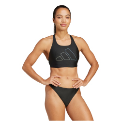 adidas Performance Big Bars Bikini Damen 095A - black 36