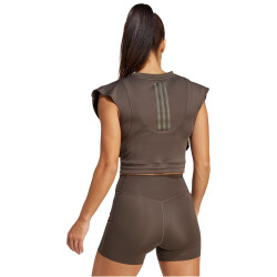 adidas Performance Power Boxy French Terry 3-Streifen Trainings-Tanktop Damen AEDR - shaoli S