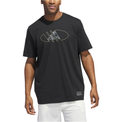 adidas Performance 2000s Logo Basketball Graphic Trainingsshirt Herren 095A - black S