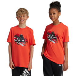 adidas Sportswear Graphic Trainingsshirt Kinder A0TB - brired 128