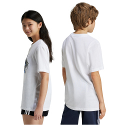 adidas Sportswear Graphic Trainingsshirt Kinder 001A - white 176