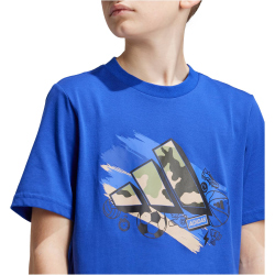 adidas Sportswear Graphic Trainingsshirt Kinder AETB - lucblu 164