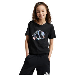 adidas Sportswear Graphic Trainingsshirt Kinder 095A - black 152