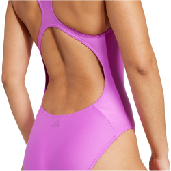 adidas Performance Big Bars Badeanzug Damen AFAM - purbur 36
