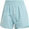 adidas Pacer Training 3-Streifen Woven High Rise Trainingsshorts Damen AE69 - minton/minton XS/5"