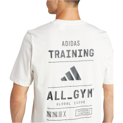 adidas Performance AEROREADY All-Gym Category Graphic Trainingsshirt Herren 077A - cwhite S