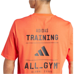 adidas Performance AEROREADY All-Gym Category Graphic Trainingsshirt Herren A0TB - brired XS