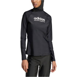 adidas Sportswear Rashguard langarm Funktionsshirt Damen 095A - black XS