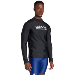 adidas Sportswear Rashguard langarm Funktionsshirt Herren 095A - black S