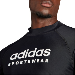 adidas Sportswear Rashguard langarm Funktionsshirt Herren 095A - black S