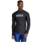 adidas Sportswear Rashguard langarm Funktionsshirt Herren 095A - black S