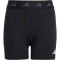 adidas Sportswear TECHFIT kurze Leggings Kinder 095A - black/carbon/white 128