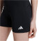 adidas Sportswear TECHFIT kurze Leggings Kinder 095A - black/carbon/white 128