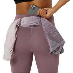 ASICS Road High-Waist Capri Lauftights Damen 500 - dusty...