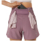ASICS Nagino 4" Laufshorts Damen 500 - dusty mauve XL