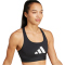 adidas Powerreact Big Logo Graphic Sport-BH Damen 095A - black XS