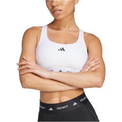 adidas TECHFIT Sport-BH Damen 001A - white XS