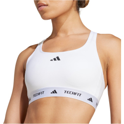 adidas TECHFIT Sport-BH Damen 001A - white XS