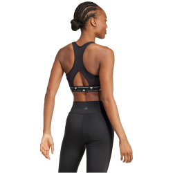 adidas Performance Powerreact Training Sport-BH Damen 095A - black XS