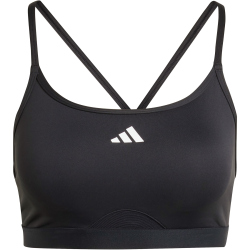 adidas Aeroreact 3-Streifen Sport-BH Damen 095A - black XS
