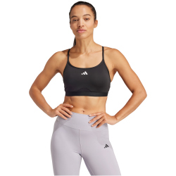 adidas Aeroreact 3-Streifen Sport-BH Damen 095A - black XS