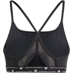 adidas Aeroreact 3-Streifen Sport-BH Damen 095A - black XS