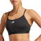 adidas Aeroreact 3-Streifen Sport-BH Damen 095A - black XS