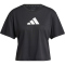 adidas Train Essentials Big Logo Trainingsshirt Damen 095A - black XS