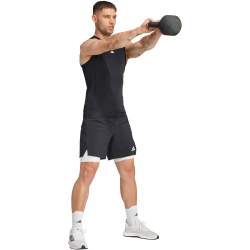 adidas Performance TECHFIT Compression Trainings-Tanktop Herren 095A - black 3XL