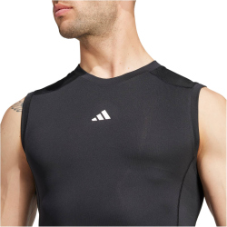 adidas Performance TECHFIT Compression Trainings-Tanktop Herren 095A - black 3XL