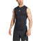 adidas Performance TECHFIT Compression Trainings-Tanktop Herren 095A - black XXL/T