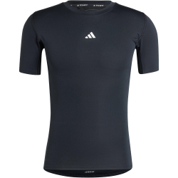 adidas TECHFIT Compression Trainingsshirt Herren 095A - black S