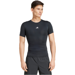 adidas TECHFIT Compression Trainingsshirt Herren 095A - black S