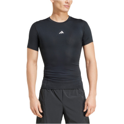 adidas TECHFIT Compression Trainingsshirt Herren 095A - black S