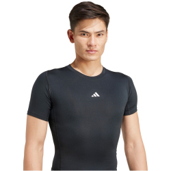 adidas TECHFIT Compression Trainingsshirt Herren 095A - black S