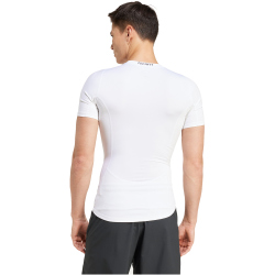 adidas Performance TECHFIT Compression Trainingsshirt Herren 001A - white XS
