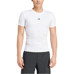 adidas Performance TECHFIT Compression Trainingsshirt Herren 001A - white M