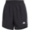 adidas 3-Streifen High-Waist Sweatshorts Damen 095A - black/white XS