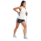 adidas 3-Streifen High-Waist Sweatshorts Damen 095A - black/white XS